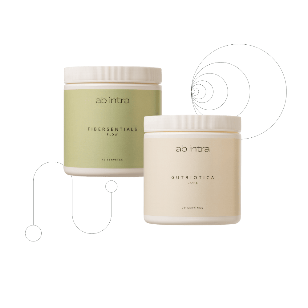 AB INTRA The Super Daily Duo - Gut health and fiber bundle - Gutbiotica CORE and Fibersentials FLOW main image